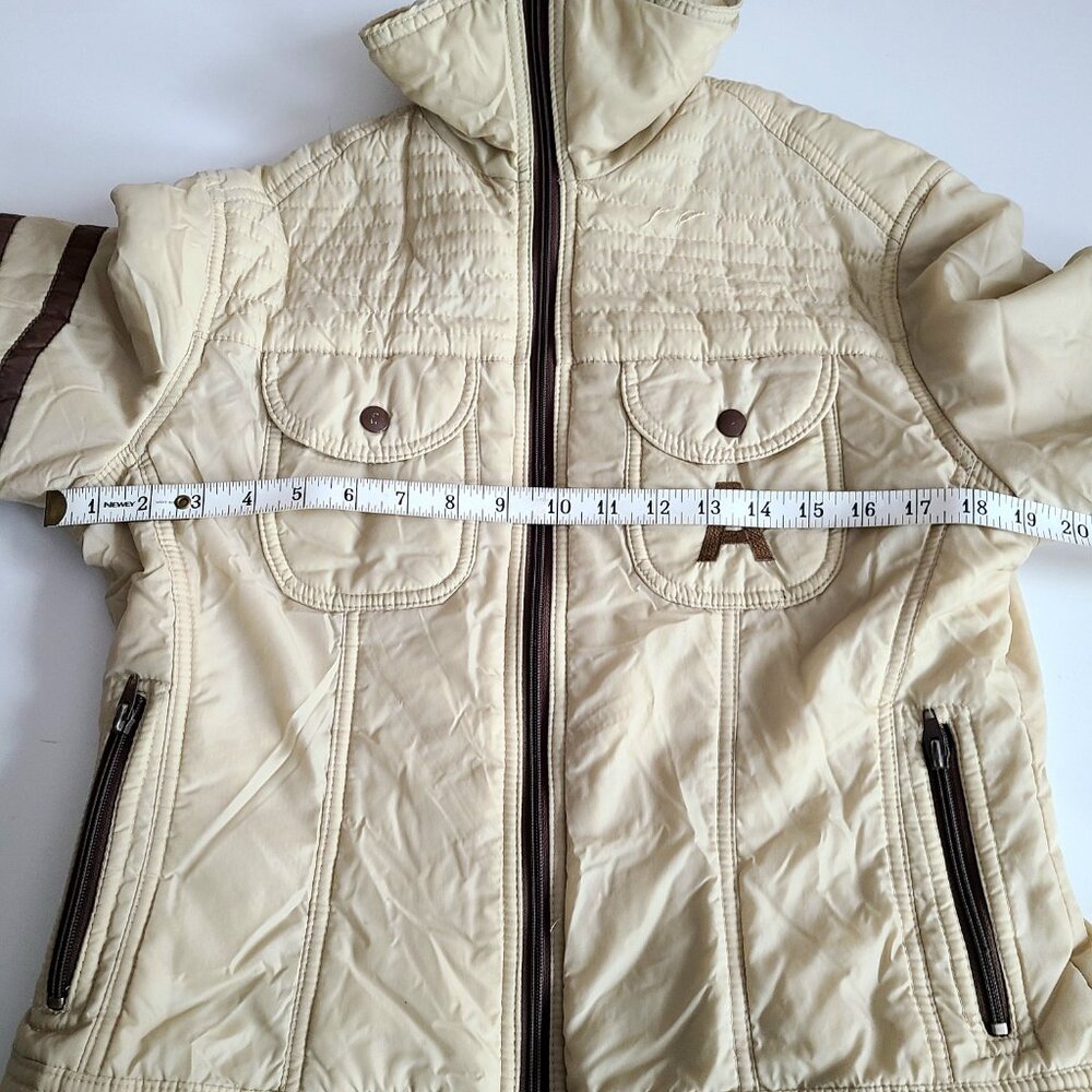 Vintage Styled by Americana 1970s-1980s beige short unisex jacket. - Picture 12 of 13